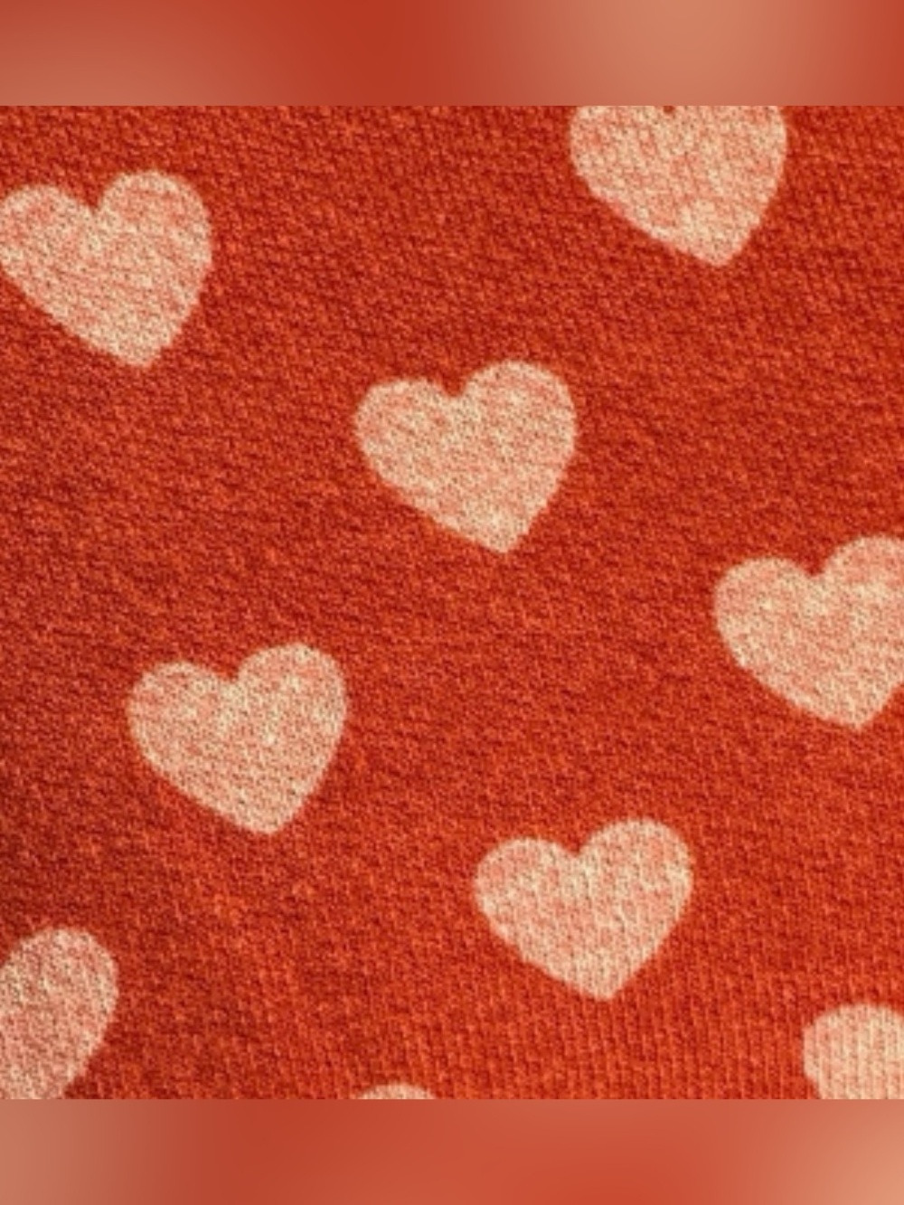 Free People Lakeside Heart Printed Dress Small Ginger Rust Brown Fall - Picture 9 of 11